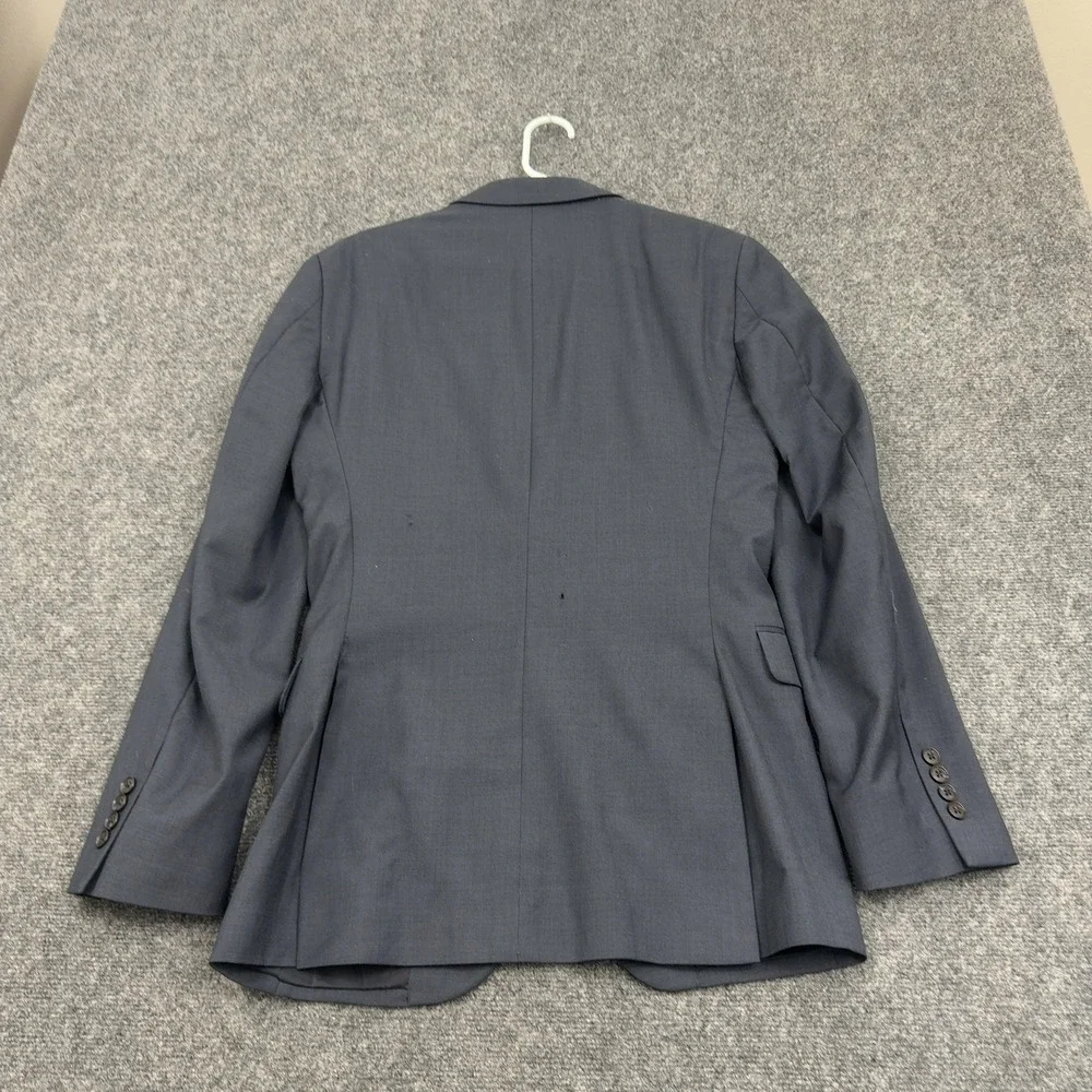 Jos A Bank Suit Jacket Mens 39 Long Gray Wool Traveler Slim Fit Professional
